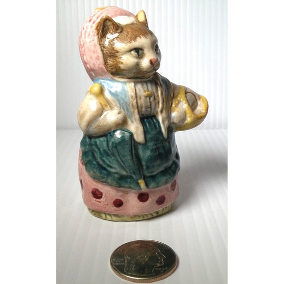 Beatrix Potters Cousin Ribby Beswick Figurine 1970 Hand-Painted Ceramic Collecti - Picture 4 of 5